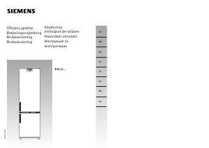 Bruksanvisning Siemens KG36U130EU Kjøle-fryseskap
