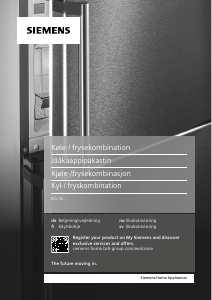 Bruksanvisning Siemens KG39NAICT Kyl-frys