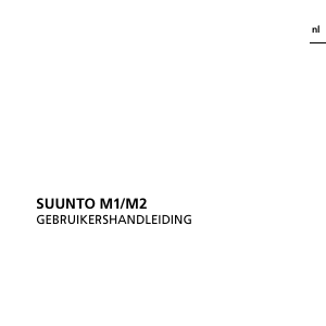 Handleiding Suunto M2 Sporthorloge