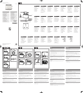 Návod Philips HD2850 Toastovač