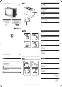 Manuale Philips HD4815 Tostapane