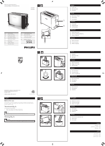 Mode d’emploi Philips HD4816 Grille pain