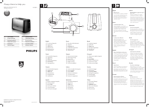 Manual de uso Philips HD4825 Daily Collection Tostador