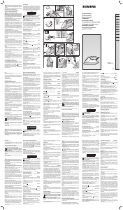 Manual Siemens TB24507 Fier de călcat