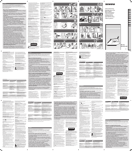 Manual de uso Siemens TB26230 Plancha