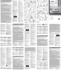 Mode d’emploi Siemens TB26300 Fer à repasser