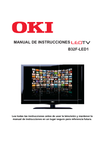 Manual de uso OKI B32F-LED 1 Televisor de LED