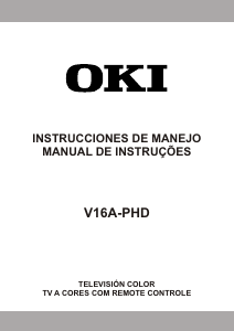 Manual OKI V16A-PHD Televisor LCD
