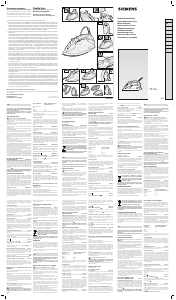 Manual de uso Siemens TS10515 Plancha