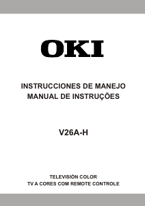 Manual de uso OKI V26A-H Televisor de LCD