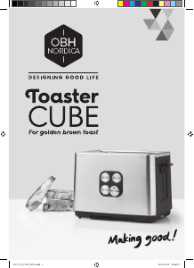 Manual OBH Nordica 2717 Cube Toaster