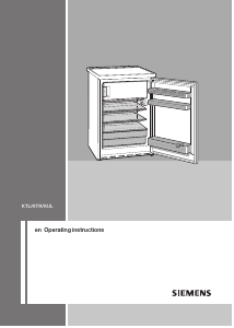 Használati útmutató Siemens KT14LV21 Hűtőszekrény