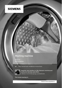 Manual Siemens WG56A6B00W Washing Machine