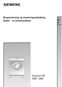 Manual Siemens WXB2460EU Washing Machine