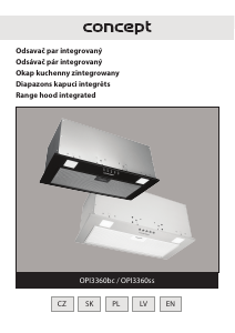 Instrukcja Concept OPI3360BC Okap kuchenny