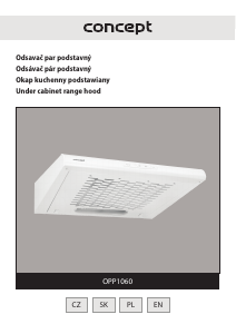 Manuál Concept OPP1060 Odsavač par