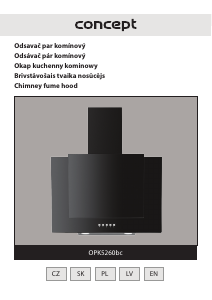 Instrukcja Concept OPK5260BC Okap kuchenny