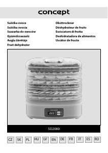 Manual Concept SO2080 Food Dehydrator