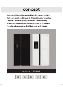 Manual Concept LA7691WH Fridge-Freezer