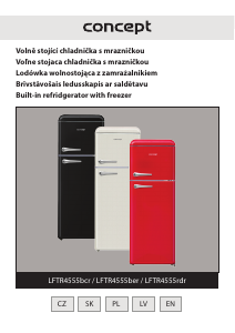 Rokasgrāmata Concept LFTR4555BER Ledusskapis ar saldētavu