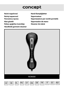 Manuale Concept NO8000 Vaporizzatore indumenti