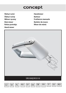 Návod Concept SR3310 Ručný šľahač