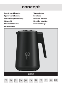 Manual Concept RK3340 Kettle