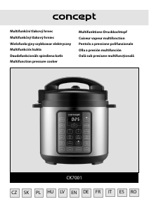 Manual de uso Concept CK7001 Olla multi-cocción