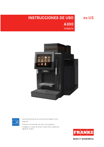 Manual de uso Franke A300 Máquina de café