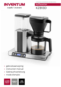 Bedienungsanleitung Inventum KZ813D Kaffeemaschine