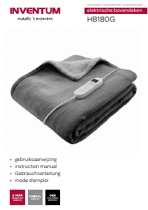 Manual Inventum HB180G Electric Blanket