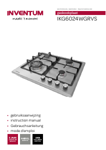 Handleiding Inventum IKG6024WGRVS Kookplaat