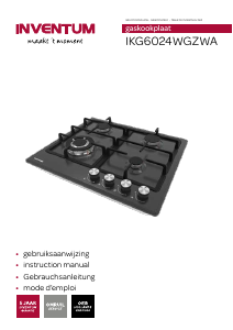 Manual Inventum IKG6024WGZWA Hob