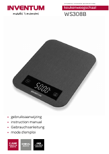 Manual Inventum WS308B Kitchen Scale