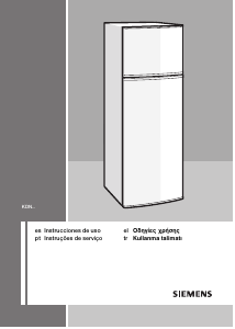 Manual Siemens KD40NA74 Fridge-Freezer