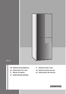 Manual Siemens KG36NSW30 Frigorífico combinado