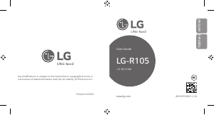 Manual de uso LG R105 Cámara 360