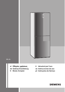 Manual Siemens KG49NS20 Fridge-Freezer