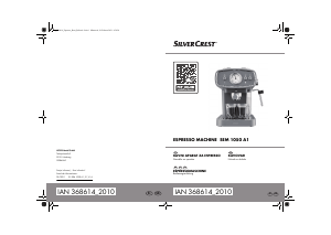 Bedienungsanleitung SilverCrest IAN 368614 Espressomaschine