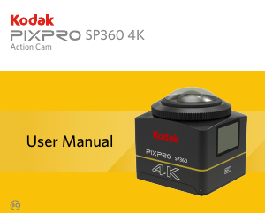 Handleiding Kodak PixPro SP360 4K 360 Camera
