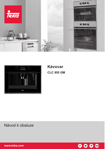 Manuál Teka CLC 855 GM Kávovar