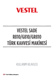 Kullanım kılavuzu Vestel GR810 Kahve makinesi