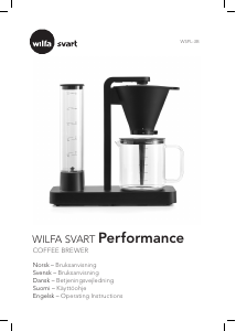 Manual Wilfa WSPL-3B Coffee Machine