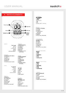 Mode d’emploi Swatch Touch Montre