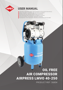 Mode d’emploi Airpress LMVO 40-250 Compresseur