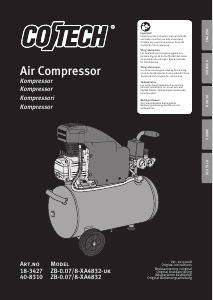 Bruksanvisning Cotech ZB-0.07/8-XA4832 Kompressor