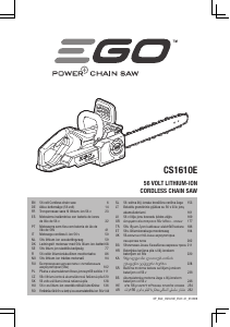 Kasutusjuhend EGO CS1614E Kettsaag