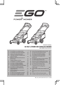 Manual EGO LM1702E-SP Corta-relvas