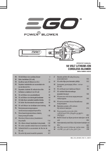 Manual EGO LB5300E Refulator frunze