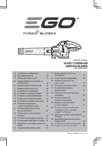 Manual EGO LB5804E Refulator frunze